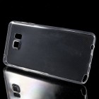 Samsung Galaxy Note 5 N920 dzidrs (caurspīdīgs) cieta silikona TPU pasaulē planākais apvalks