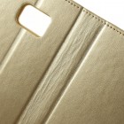 Samsung Galaxy Note 7 (N930) Mercury Sonata atvērams zelta ādas futrālis - maciņš