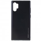 Samsung Galaxy Note 10+ (N975F) Mercury melns cieta silikona (TPU) apvalks