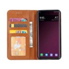 Greznais „Comma“ sērijas ādas atvērams melns Samsung Galaxy S10 (G973) futrālis