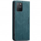 Samsung Galaxy S10 Lite (G970) CaseMe Retro solīds atvēramais ādas  zaļš maciņš - maks