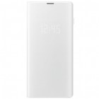 Samsung Galaxy S10+ (G975) oficiāls Led View Cover atvērams balts ādas maciņš (maks)