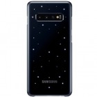 Samsung Galaxy S10+ (G975) Led Cover melns plastika apvalks