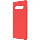 Samsung Galaxy S10+ (G975) „Lenuo“ cieta silikona (TPU) sarkans apvalks