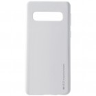 Samsung Galaxy S10+ (G975) Mercury sudrabs cieta silikona (TPU) apvalks