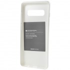 Samsung Galaxy S10+ (G975) Mercury sudrabs cieta silikona (TPU) apvalks