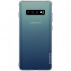 Samsung Galaxy S10+ (G975) Nillkin Nature dzidrs (caurspīdīgs) silikona planākais pelēks apvalks