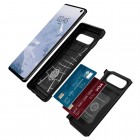 Samsung Galaxy S10 (G973) „Spigen“ Slim Armor CS melns silikons apvalks