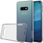 Samsung Galaxy S10e (G970) Nillkin Nature dzidrs (caurspīdīgs) silikona planākais pelēks apvalks