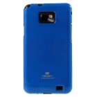 Samsung Galaxy S2 Mercury zils cieta silikona (TPU) apvalks