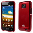 Samsung Galaxy S2 Mercury sarkans cieta silikona (TPU) apvalks