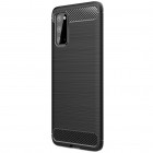 Samsung Galaxy S20 (G980) Carbon cieta silikona (TPU) melns apvalks