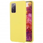 Samsung Galaxy S20 FE (Fan Edition) „Shell“ cieta silikona (TPU) dzeltens apvalks