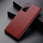 Samsung Galaxy S20 FE (Fan Edition) „Deluxe Leather“ sarkans ādas apvalks