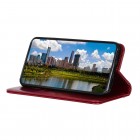 Samsung Galaxy S20 FE (Fan Edition) bordo ādas atvērams maciņš ar magnetu