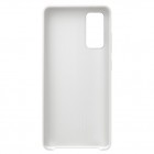 Samsung Galaxy S20 FE (Fan Edition) „Samsung“ Silicone Cover cieta silikona TPU balts apvalks