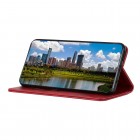 Samsung Galaxy S20 FE (Fan Edition) „Split“ sērijas sarkans atvērams maciņš, maks