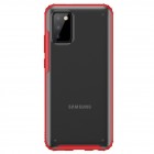 Samsung Galaxy A02s A025 (166.5x75.9x9.2mm) „Armor“ matēts apmales sarkanā krāsā apvalks