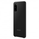 Samsung Galaxy S20 (G980) „Samsung“ Silicone Cover cieta silikona TPU melns apvalks