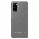 Samsung Galaxy S20 (G980) Led Cover pelēks plastika apvalks