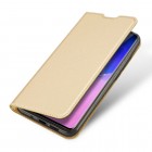 Samsung Galaxy S20 Ultra (G988) Dux Ducis Skin sērijas zelta atvērams maciņš, maks