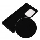 Samsung Galaxy S20 Ultra (G988) Shell cieta silikona (TPU) melns apvalks