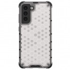 Honeycomb pastiprinātas aizsardzības dzidrs Samsung Galaxy S21 FE (Fan Edition) 5G apvalks
