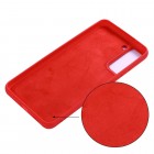 Samsung Galaxy S21 FE (Fan Edition) 5G Shell cieta silikona (TPU) apvalks - sarkans