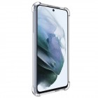 Samsung Galaxy S21 FE (Fan Edition) 5G Imak pastiprinātas aizsardzības cieta silikona (TPU) dzidrs vāciņš + ekrāna aizsargplēve