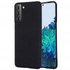 Samsung Galaxy S21+ (G996B) „Shell“ cieta silikona (TPU) melns apvalks