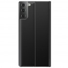 Samsung Galaxy S21+ (G996B) View Line melns atvērams maciņš (maks)