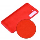 Samsung Galaxy S21 (G991B) „Shell“ cieta silikona (TPU) sarkans apvalks
