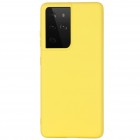 Samsung Galaxy S21 Ultra (G998B) „Shell“ cieta silikona (TPU) dzeltens apvalks 