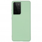 Samsung Galaxy S21 Ultra (G998B) „Shell“ cieta silikona (TPU) zaļš apvalks