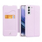 Samsung Galaxy S22 5G (SM-S901X) Dux Ducis Skin X sērijas rozs ādas atvērams maciņš