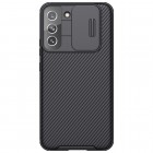 Samsung Galaxy S22+ 5G (SM-S906X) „Nillkin“ CamShield melns apvalks