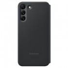 Samsung Galaxy S22+ 5G (SM-S906X) oficiāls Smart Led View Cover (EF-NS906) atvērams melns maciņš (maks)
