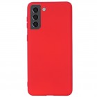 Samsung Galaxy S22 5G (SM-S901X) Shell cieta silikona (TPU) apvalks - sarkans