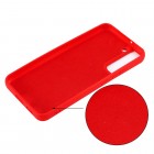 Samsung Galaxy S22 5G (SM-S901X) Shell cieta silikona (TPU) apvalks - sarkans