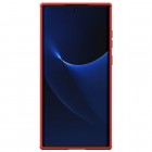 Samsung Galaxy S22 Ultra 5G (SM-S908X) „Nillkin“ Frosted Shield Pro sarkans vāciņš, apvalks 