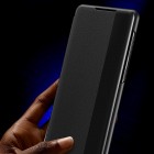 Samsung Galaxy S22 Ultra 5G (SM-S908X) View Line melns atvērams maciņš (maks)