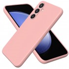 Samsung Galaxy S23 FE (Fan Edition) Shell cieta silikona (TPU) apvalks - rozs