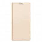 Samsung Galaxy S23 Ultra (SM-S918) „Dux Ducis“ Skin sērijas zelta ādas atvērams maciņš