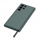 Samsung Galaxy S23 Ultra (SM-S918) GKK Slim zaļš cieta silikona (TPU) apvalks