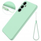 Samsung Galaxy S24+ (SM-S926) Shell cieta silikona (TPU) apvalks - zaļš