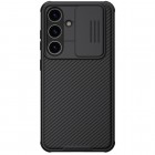 Samsung Galaxy S24 (SM-S921) „Nillkin“ CamShield Pro Magnetic melns apvalks