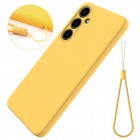 Samsung Galaxy S24 (SM-S921) Shell cieta silikona (TPU) apvalks - dzeltens