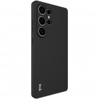 Samsung Galaxy S25 Ultra "IMAK" cieta silikona (TPU) melns apvalks