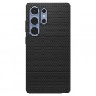 Samsung Galaxy S25 Ultra "Spigen" Liquid Air melns cieta silikona apvalks