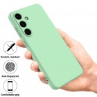 Samsung Galaxy S25 "Shell" cieta silikona (TPU) apvalks - zaļš